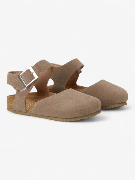 Sandales astrid enfant en cuir vegan Beige+Green+Light brown+Mustard+Purple+Red 2 - vertbaudet enfant 