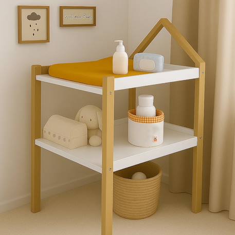 Panier en coton bio Blanc 4 - vertbaudet enfant 