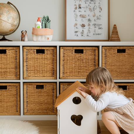Panier en coton bio Blanc 3 - vertbaudet enfant 