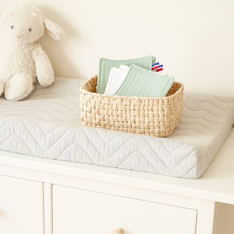 Lingettes lavables en coton bio Rose+Vert 10 - vertbaudet enfant 