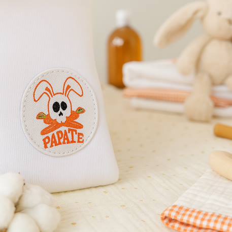 Panier en coton bio Blanc 5 - vertbaudet enfant 