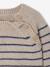 Ensemble 3 pièces naissance en tricot pull + pantalon + chaussettes beige chiné 8 - vertbaudet enfant 