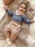 Ensemble 3 pièces naissance body + pantalon + foulard camel 1 - vertbaudet enfant 