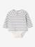 Lot de 2 bodies naissance 2 en 1 gris chiné 2 - vertbaudet enfant 