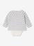 Lot de 2 bodies naissance 2 en 1 gris chiné 4 - vertbaudet enfant 