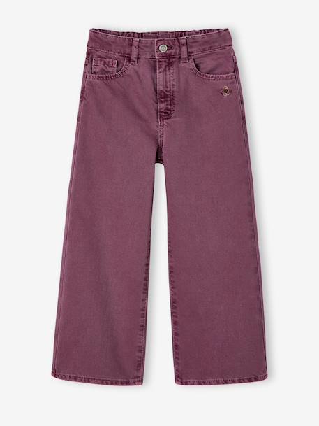 Pantalon fille large couleur pivoine+prune+rose+vert+vert de gris 7 - vertbaudet enfant 