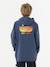 Sweat à capuche surf revival Line up marine 5 - vertbaudet enfant 