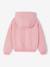 Sweat court zippé fille marine+rose 5 - vertbaudet enfant 