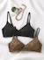 Lot 2 brassières allaitement noir + léopard 1 - vertbaudet enfant 