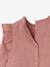 Blouse volantée bébé en tissu flammé beige clair+bleu ciel+vieux rose 13 - vertbaudet enfant 