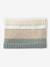 Ensemble bonnet snood moufles/mitaines colorblock fille rayé rose+vert d'eau 12 - vertbaudet enfant 