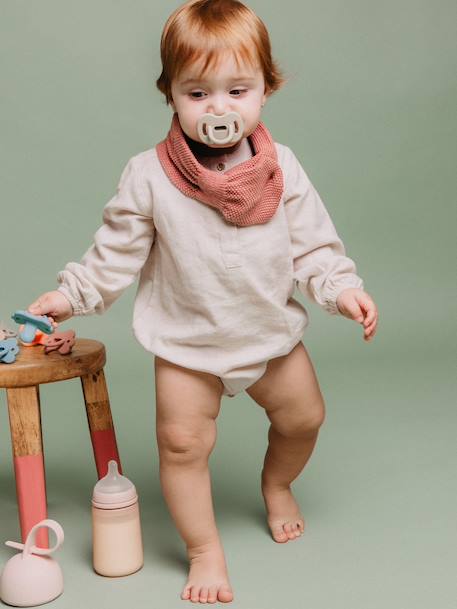 Sucette avec tétine symétrique SX Pro Colour Essence beige+bleu ciel+rose pâle+vert 2 - vertbaudet enfant 