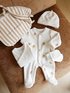 -Ensemble naissance 6 pièces avec valisette maternité