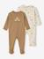 Lot de 2 pyjamas bébé garçon naissance transformables écru 1 - vertbaudet enfant 