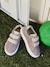 Baskets enfant fille cuir à scratchs beige imprimé+or 6 - vertbaudet enfant 
