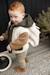 Manteau bébé en sherpa à capuche sable 2 - vertbaudet enfant 