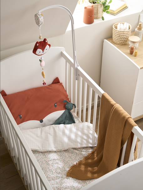 Housse de couette bébé FLEURETTES ECRU / MULTICO 2 - vertbaudet enfant 