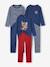 Lot de 3 pyjamas garçon vélo bleu océan 1 - vertbaudet enfant 