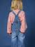 Salopette fille large en denim denim black+denim gris+stone 16 - vertbaudet enfant 