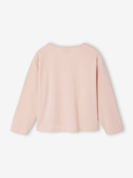 Tee-shirt Gabby et la Maison magique à manches longues rose poudré 2 - vertbaudet enfant 