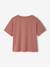 T-shirt animation en sequins réversibles fille manches courtes bois de rose+écru 3 - vertbaudet enfant 