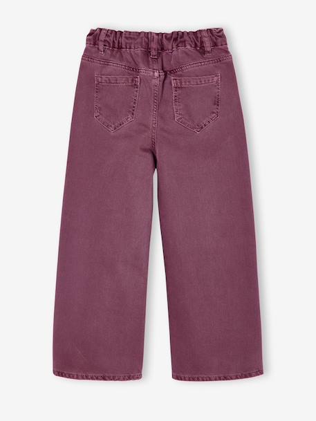 Pantalon fille large couleur pivoine+prune+rose+vert+vert de gris 8 - vertbaudet enfant 