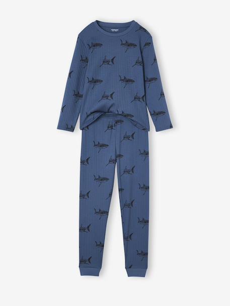 Lot de 2 pyjamas garçon requin marine 5 - vertbaudet enfant 