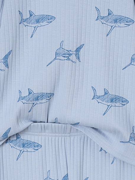 Lot de 2 pyjamas garçon requin marine 6 - vertbaudet enfant 