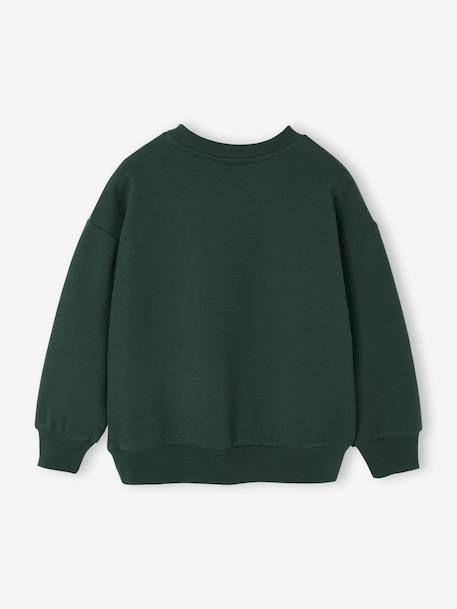 Sweat-shirt Star Wars Grogu garçon vert sapin 2 - vertbaudet enfant 