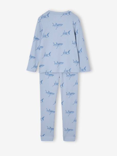 Lot de 2 pyjamas garçon requin marine 8 - vertbaudet enfant 