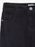 Pantalon large en velours côtelé fille anthracite+écru 3 - vertbaudet enfant 