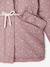 Parka fille à capuche 3 en 1 parka + veste matelassée bois de rose+marine 16 - vertbaudet enfant 
