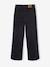 Pantalon large en velours côtelé fille anthracite+écru 2 - vertbaudet enfant 
