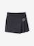 Jupe-short plissée fille anthracite 3 - vertbaudet enfant 