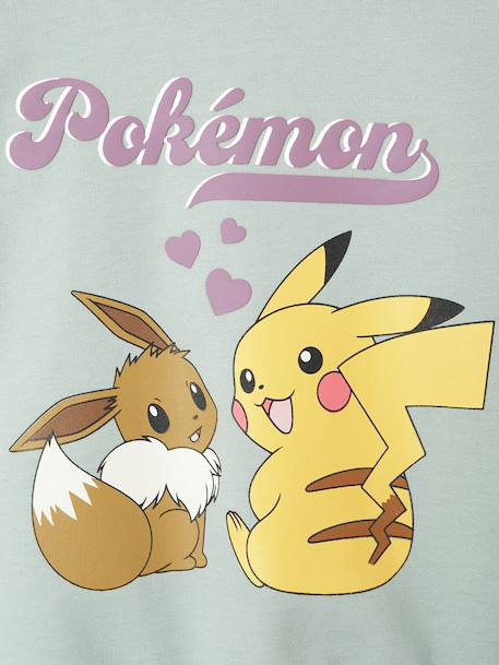 Sweat Pokemon fille bleu grisé 3 - vertbaudet enfant 