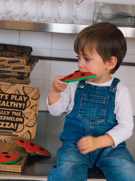 Pizza puzzle pasteque multicolore 1 - vertbaudet enfant 