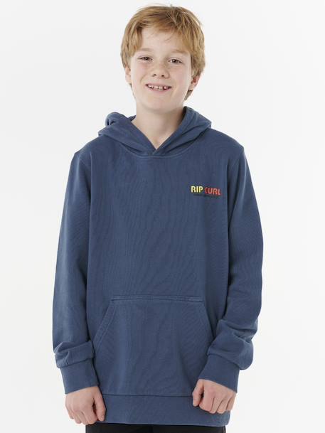 Sweat à capuche surf revival Line up marine 3 - vertbaudet enfant 