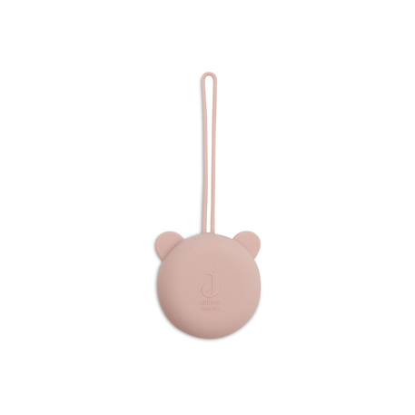 Etui sucette en silicone Rose sauvage+Vert olive 2 - vertbaudet enfant 