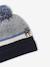 Bonnet Petit monstre garçon gris chiné 2 - vertbaudet enfant 