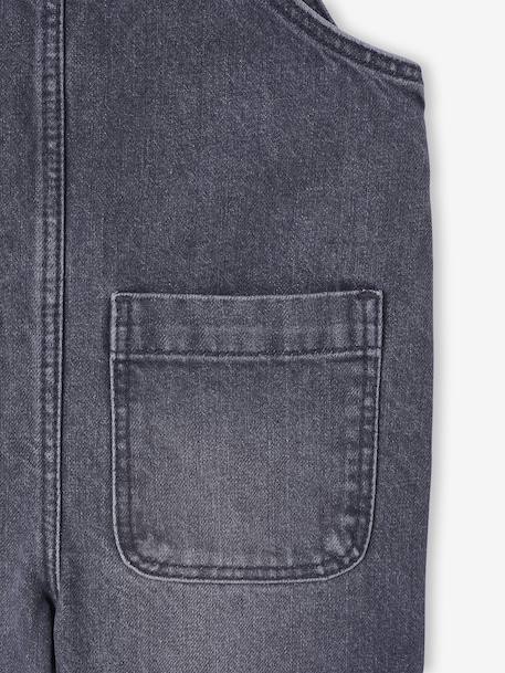 Salopette fille large en denim denim black+denim gris+stone 5 - vertbaudet enfant 