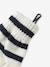 Ensemble rayé garçon bonnet + snood + moufles/gants écru 10 - vertbaudet enfant 