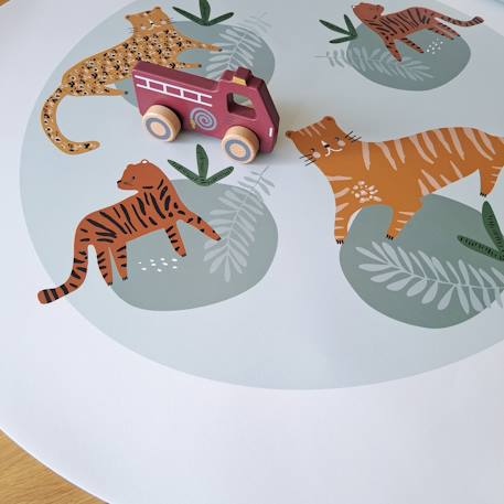 Tapis rond panthères Multicolo 4 - vertbaudet enfant 