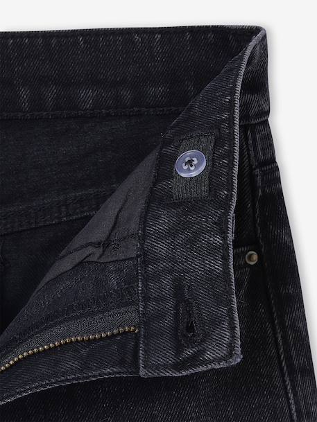 Jean large fille à strass denim black 6 - vertbaudet enfant 