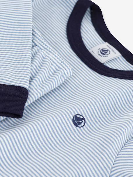 Pyjama enfant en coton à rayures gris 3 - vertbaudet enfant 
