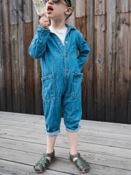 Sandales little gardener enfant en cuir vegan Brown+Dark brown+Green+Navy+Off white 17 - vertbaudet enfant 