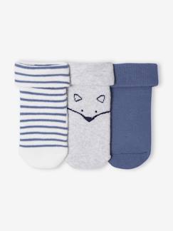 -Lot de 3 paires de chaussettes « renard » bébé garçon