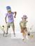 T-shirt kaki enfant Little Gang LÄSSIG kaki 2 - vertbaudet enfant 