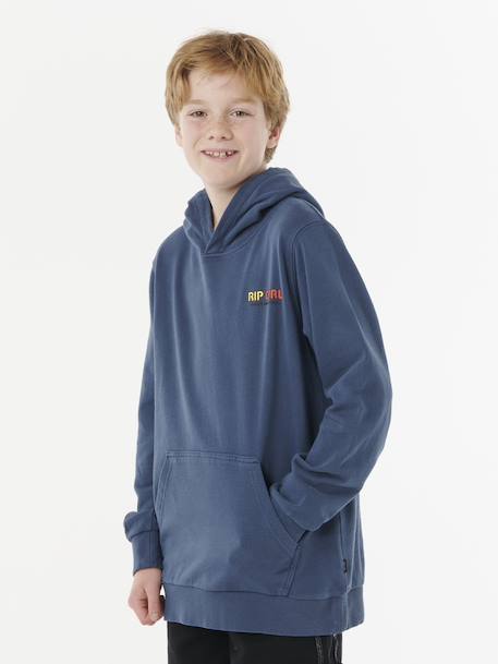 Sweat à capuche surf revival Line up marine 2 - vertbaudet enfant 