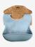 Lot de 2 bavoirs Petit miam blanc+bleu 2 - vertbaudet enfant 