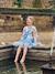 Cape à sequins Loreleï bleu 3 - vertbaudet enfant 